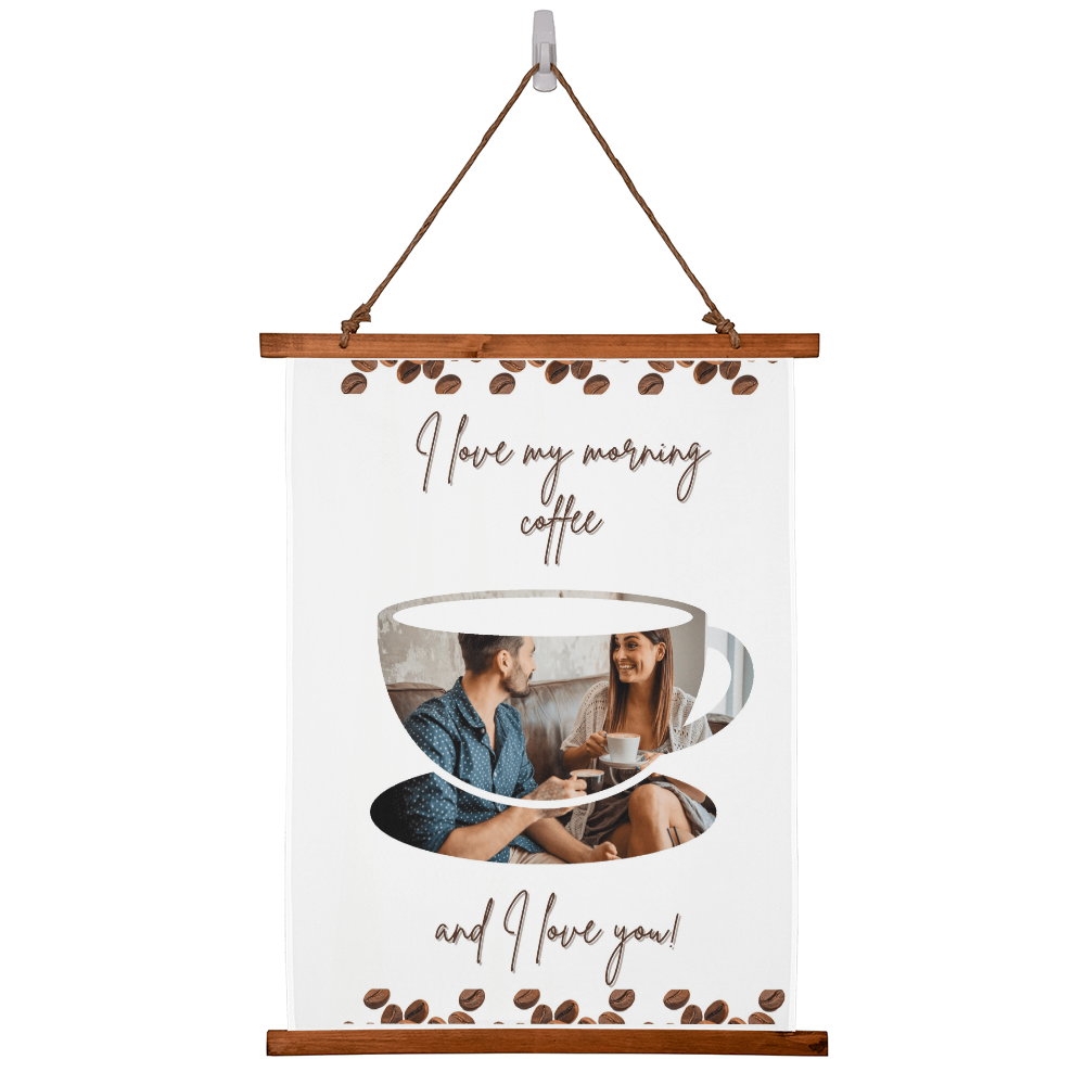 Love coffee and love you!  Customize with your own photo!