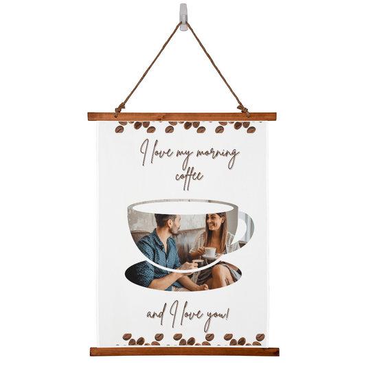 Love coffee and love you!  Customize with your own photo!